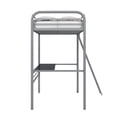 thumbnail image 2 of DHP Metal Loft Bed with Desk, 2 of 9