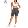 thumbnail image 6 of Luxtrada Women's Activewear Solid Workout Cycling Yoga Running High Waist Pants Biker Shorts, 6 of 7