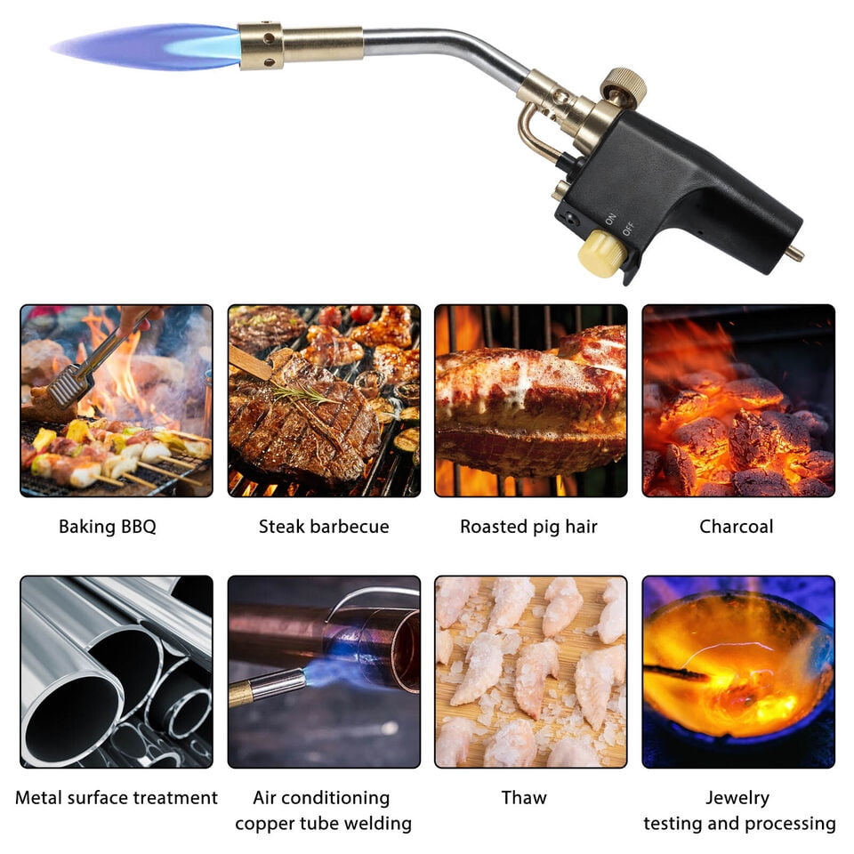Brûleur à Gaz à Carte Pour Propane - Outil Soudure Plomberie Laiton Inox