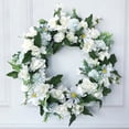 thumbnail image 4 of Corona de Gardenia blanca Corona para puerta delantera, 4 of 9