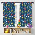 thumbnail image 5 of Blackout Kids Curtains,DarkBlue Dinosaurs Clouds Pattern Childrens Insulated Curtains Set Of 2,Bedroom Essentials,Toddler Room Decor 42"x54", 5 of 5