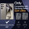 thumbnail image 2 of JETech Case for Samsung Galaxy S24 Ultra 5G, Non-Yellowing Shockproof Bumper Protective Phone Cover, Anti-Scratch Hard PC Back (Clear), 2 of 6