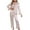 Red, variant on Uaswgudfs ​Women Pajama Set Silky V-Neck Long Sleeve Loose Straight-Leg Relaxed Fit​