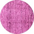 thumbnail image 1 of Ahgly Company Indoor Round Abstract Pink Modern Area Rugs, 7' Round, 1 of 4