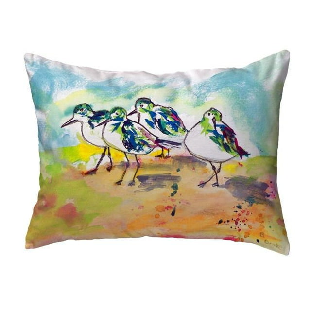 Betsy Drake KS417 11 x 14 Po Sanderlings Petit Oreiller Sans Corde