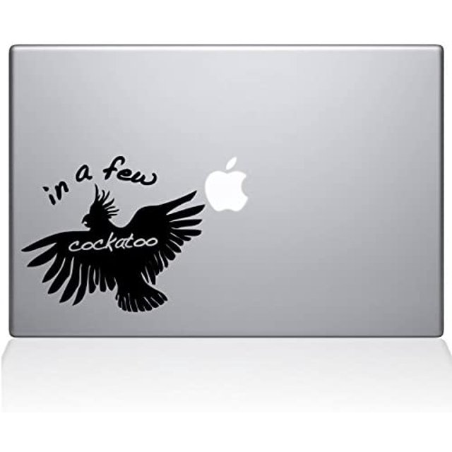 The Decal Guru dans un Autocollant de Vinyle de Cacatoès MacBook - 13" MacBook Pro (2016 et Plus Récent) - Jaune