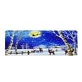 thumbnail image 2 of Alfombra respaldo de látex para piso navideño - Antideslizante, de , absorbente, a Bosque de nieve en noche Macarena Alfombra para el piso Alfombrilla para la puerta, 2 of 8
