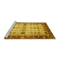 thumbnail image 2 of Ahgly Company Machine Washable Indoor Rectangle Abstract Yellow Modern Area Rugs, 2' x 5', 2 of 4