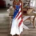 thumbnail image 2 of Stamzod Plus Size Fashion Womens Dresses Summer V Neck Casual Beach Long Maxi Dress XXXL, 2 of 8