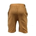 thumbnail image 5 of Clearance! Lisingtool Sweatpants for Men Men's Casual Shorts Men's Sports Shorts Beach Shorts Casual Cotton Linen Shorts Yellow Promotion Sale, 5 of 5