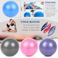 thumbnail image 3 of Mini pelota de yoga para ejercicios de pilates: entrenamiento, fitness, equilibrio, mejora la estabilidad y el entrenamiento del core., 3 of 5