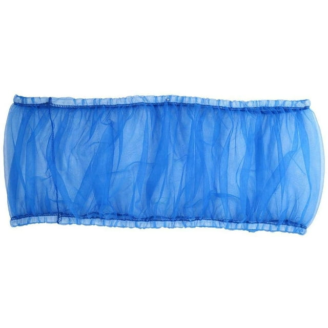 Housse de Filet en Maille de Nylon pour Cage à Oiseaux, Protection, Oiseaux de Compagnie, Cage pour Perroquet, Attrape-Graines, Jupe de Cage à Oiseaux Douce et Ventilée (Bleu,m)