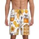 thumbnail image 1 of Fotbe Honey Bee Set Pantalones Cortos de Pijama para Hombre, Ropa de Dormir, Pantalones de Pijama Cortos para Hombre-Large, 1 of 6