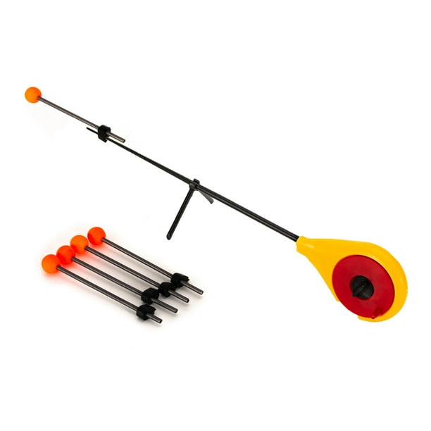 Outdoor Winter Portable Mini Ice Fishing Rod Equipment with 5Pcs