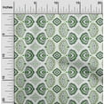 thumbnail image 2 of oneOone Georgette Viscose Light Green Fabric Asian Block Quilting Supplies Print Sewing Fabric By The Yard 42 Inch Wide, 2 of 4