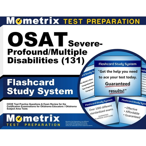 Osat Severe-Profound/Multiple Disabilities (131) Flashcard Study System : Ceoe Test Practice Questions & Exam Review (Cards)
