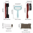 thumbnail image 2 of Uxcell Pool Table Cleaning Brush Set Table Brush Rail Brush Cue Cleaning Cloth Sticky Lint Roller Spare Core Wine Red, 2 of 6