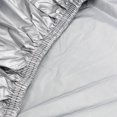 thumbnail image 4 of L 180T Rain Dust Motorcycle Cover Silver&Black Outdoor Rainproof UV Protector, 4 of 7
