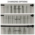 thumbnail image 4 of HPD Half Price Drapes Oatmeal Faux Linen Room Darkening Curtains for Bedroom & Living Room Curtains (1 Panel), Window Curtains 63 inches long, Rod Pocket curtains & drapes, 50W X 63L, 4 of 9