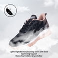 thumbnail image 6 of JOYFON Women Running Shoes Tennis Athletic Sneakers Air Cushioned Non Slip Lightweight Walking Shoes BackPink Size 5.5, 6 of 7