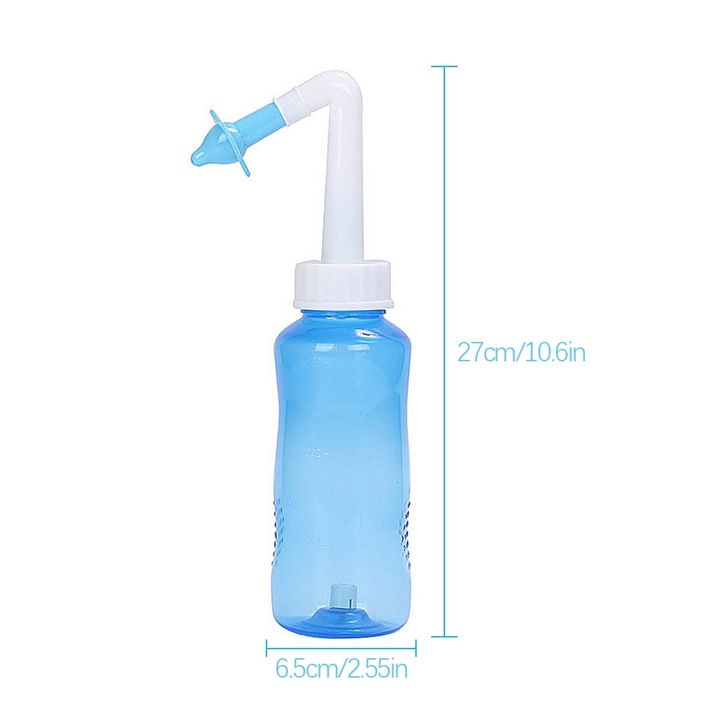 Adults Children Nose Cleaner Nasal Cleaning Washing Spray Plastic Bottle Nasal Care Tool, Blue - by Robot-GxG