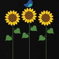 thumbnail image 2 of CafePress - Sunflower Garden Bird Maternity T Shirt - Maternity Dark T-Shirt, 2 of 3