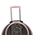 thumbnail image 1 of VONKY Kitten Bag Backpack Handbag with Wheels Durable Dog Trolley Case for Puppy Translucent Pink, 1 of 9