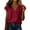 Red, variant on Sexlip Womens Swimsuit Set Surplice V Neck Cover Up Design Pocket Detail Short Sleeve Relaxed Silhouette Quick Dry Fabric for Beach Outings Green S