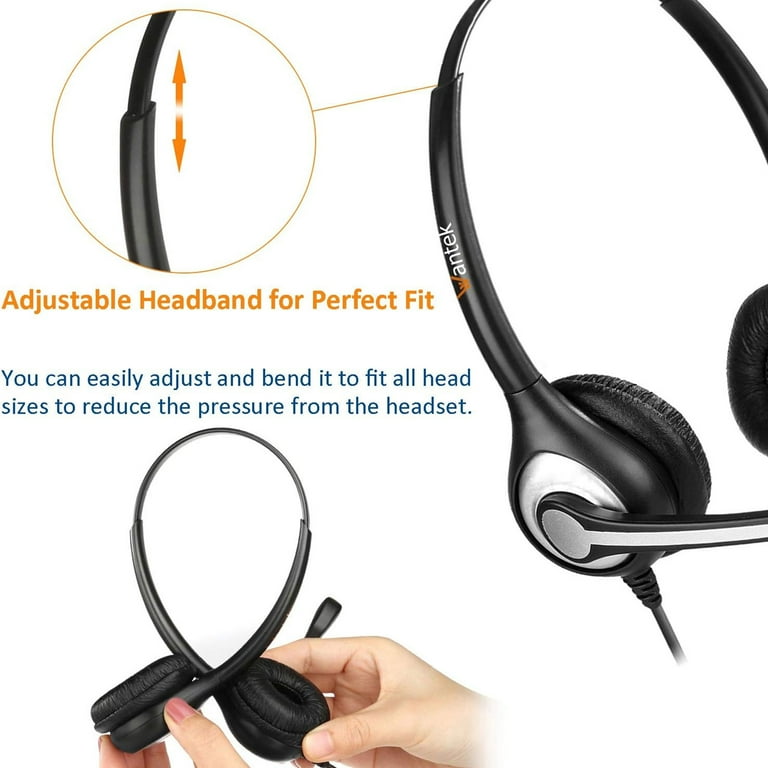 Kids Headphones Landline Headset Suifdu Phone Headset With