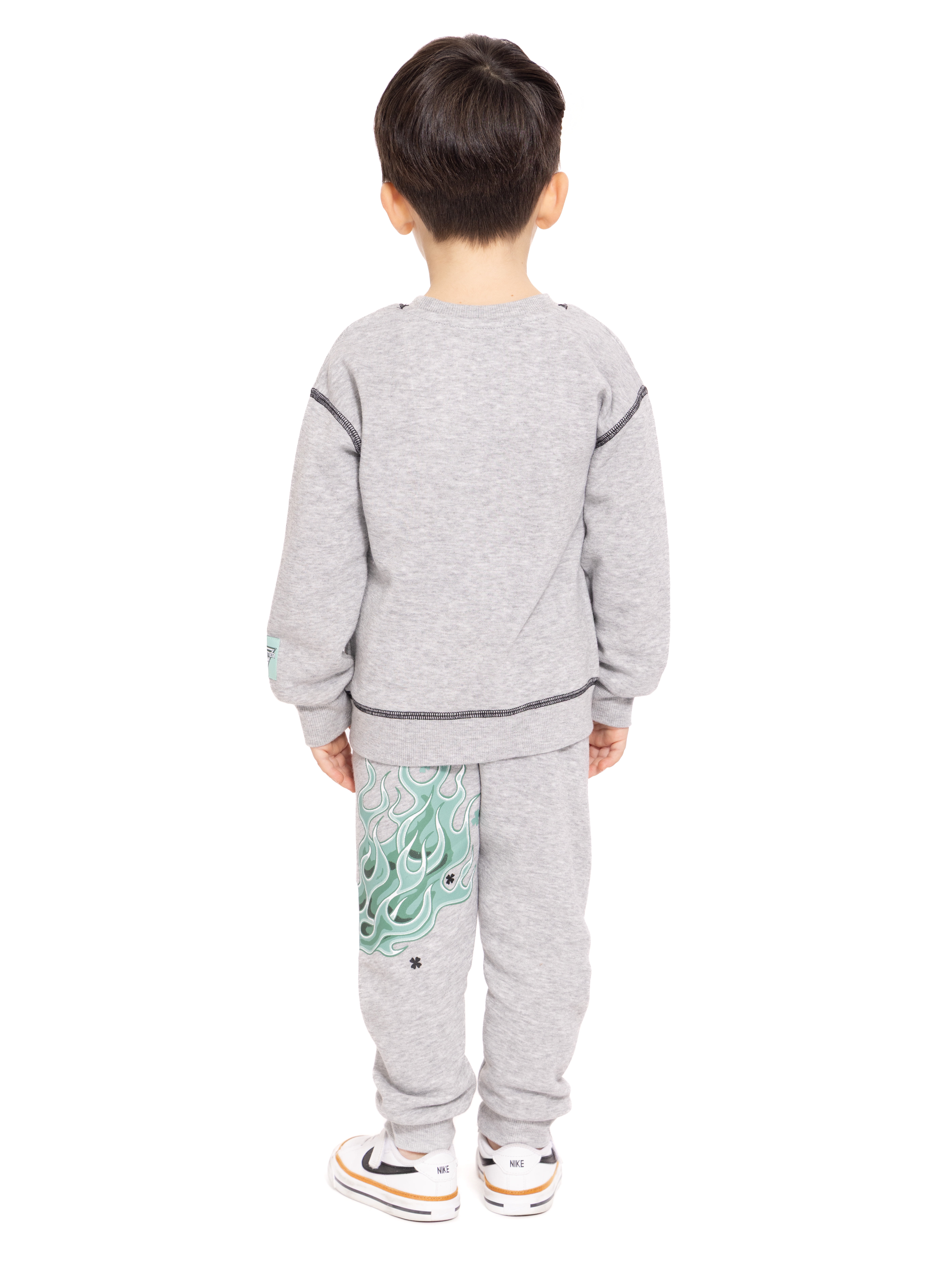 St Patrick’s Day Monster Jam Toddler Boys Graphic Sweatshirt and Sweatpants Set, 2-Piece, Sizes 12M-5T