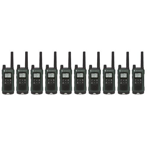 Motorola Talkabout T465 22 Channels 35 Mile Weatherproof NOAA 2Way Radios 10pk