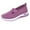 Hot Pink, variant on SEANOPEN Deals Women's Slip on Loafer Shoes - Mesh Casual Ballet Flat Nurse Walking Sneakers Knit Round Toe Breathable Soft Slip On Sneakers Memory Foam Casual Shoes Size 7.5 Green