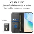 thumbnail image 6 of ELEHOLD Case for Samsung Galaxy A26 5G, RFID Vintage Wallet Phone Case, Magnetic Closure Leather Cover Built-in Stand,Black, 6 of 8