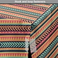 thumbnail image 4 of Tribal Dog Crate Cover, Repetitive Pattern with Colorful Stripes Arrows Triangles and Rhombs, Easy to Use Pet Kennel Cover Small Dogs Puppies Kittens, 7 Sizes, Multicolor, by Ambesonne, 4 of 6