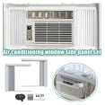 Window Air Conditioner Side Panels with Frame Set, Room Accordion