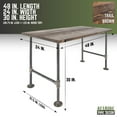 thumbnail image 3 of Restore Trail Brown Solid Wood Office Desk, 3 of 10
