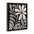 thumbnail image 3 of Stupell Industries Cream Modern Floral Black Framed Floater Canvas Wall Art design by Cat Thurman Designs, 31 x 25, 3 of 9