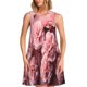 thumbnail image 1 of Fotbe Delicate Pink Carnations Vestido de Verano sin Mangas para Mujer – Vestido Midi Línea A, Estilo Camiseta Floral, Vestido Playero Casual y Fluido, 1 of 7