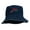 Denim, variant on Fly Fishing Embroidered Pigment Dyed Bucket Hat - Charcoal OSFM