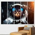 thumbnail image 4 of Boys Room Wall Decor, Printed Canvas, Canvas, Wall Decor, Animal Canvas, Space Canvas Decor, Abstract Cat Canvas Print, Abstract Canvas Print, Canvas Wall Decor - 3P-Rolled Canvas, 4 of 9