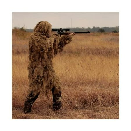 - 2-Piece Ghillie Suit Parka Desert - X-Large/2X-Large