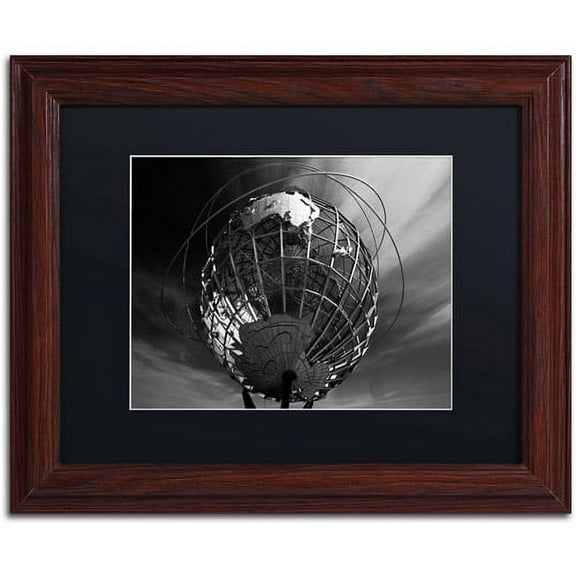 Trademark Fine Art "World's Fair" Canvas Art by Yale Gurney, Black Matte, Wood Frame