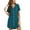 Green, variant on TIANZEN Pajama Nightgown For Women Short/Long Sleeve Button Down Nightwear Top Boyfriend Sleep Shirts Nightdress Nightgowns Short Sleeve plus Size Summer Sleep Wear Night Clothes Women