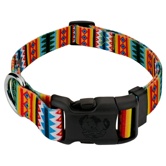 Country Brook Petz® Summer Pines Everyday Dog Collar - Made in USA, Extra Small