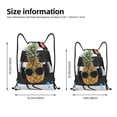 thumbnail image 2 of Daiia Pineapple With Black Glasses Pattern Drawstring Backpack, Gym Bag, Lightweight Backpack, Water-Resistant Bag Travel Sports Backpack, Fitness Bag, Yoga Bag-Small, 2 of 6