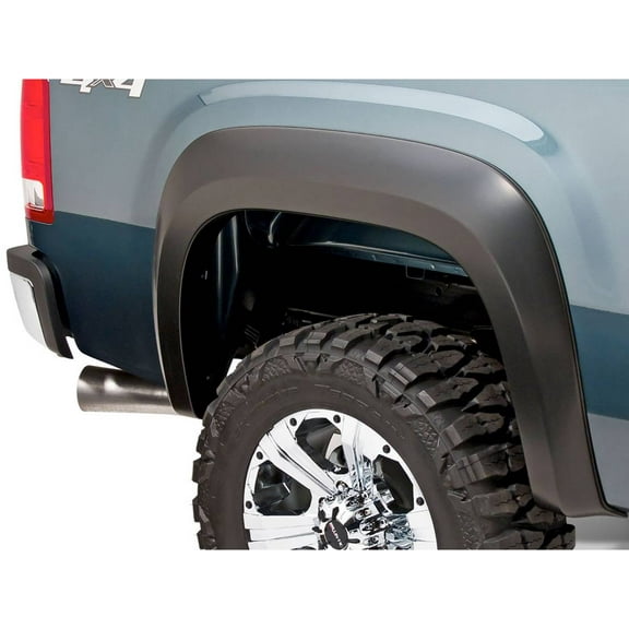 Husky Liners Fender Flares Extend-A-Fender Style | Fits 2007-2013 GMC Sierra 1500; 2007-2014 Sierra 2500 HD, 6.6' Bed | Front & Rear, 4-pc Black-2804952