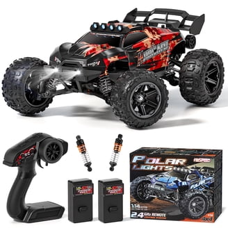 Motor Dayz (1:24) Radio Control Bigfoot Monster Truck, Red, White