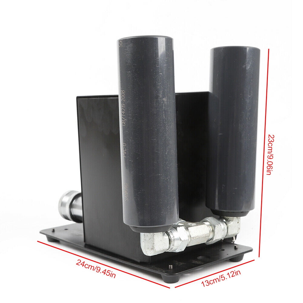 Miumaeov Black Smoke Machine Co2 Column Fog Machine Smoke Stage Atmospheric Effects Machine for Wedding Halloween Party 9.45*5.12*9.06in