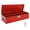 Red-New model, variant on 39" Steel Truck Bed Tool Box, Low-Profile Diamond Plate Tool Chest with Lock & Key for Pickup Truck Trailer RV