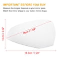 thumbnail image 3 of Coche Retrovisor Izquierda Lado Calefacción Espejo Vidrio 8W0857535E con Respaldo Placa, 3 of 7